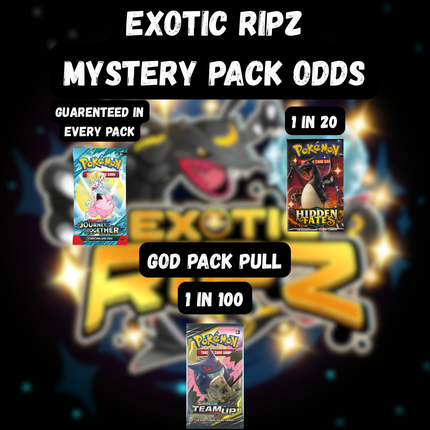🔥 Exotic Ripz Pokémon Mystery Packs 🔥